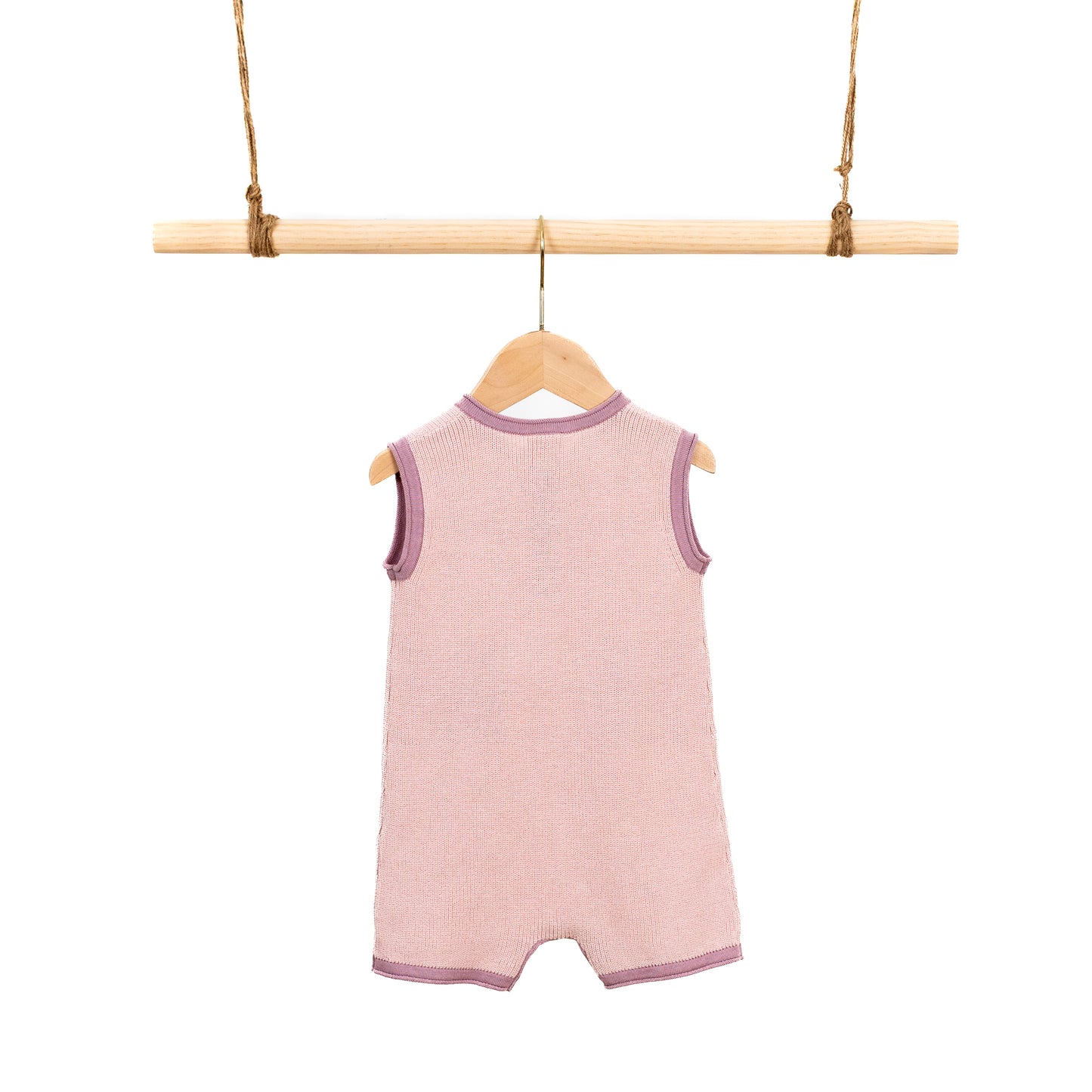 Henley Colorblock Romper with pockets (6-12M)
