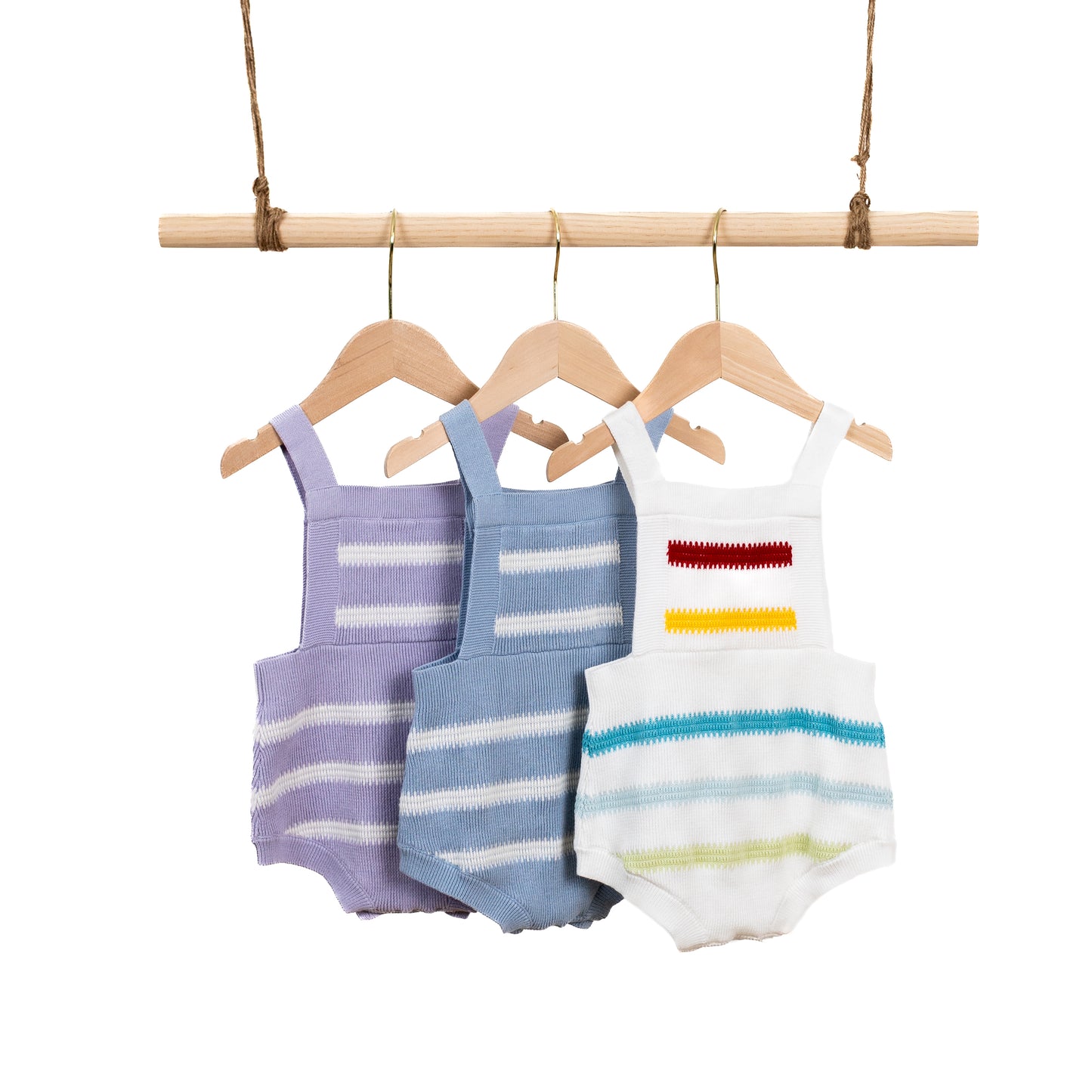 Texture Stripe Romper (6-12M)