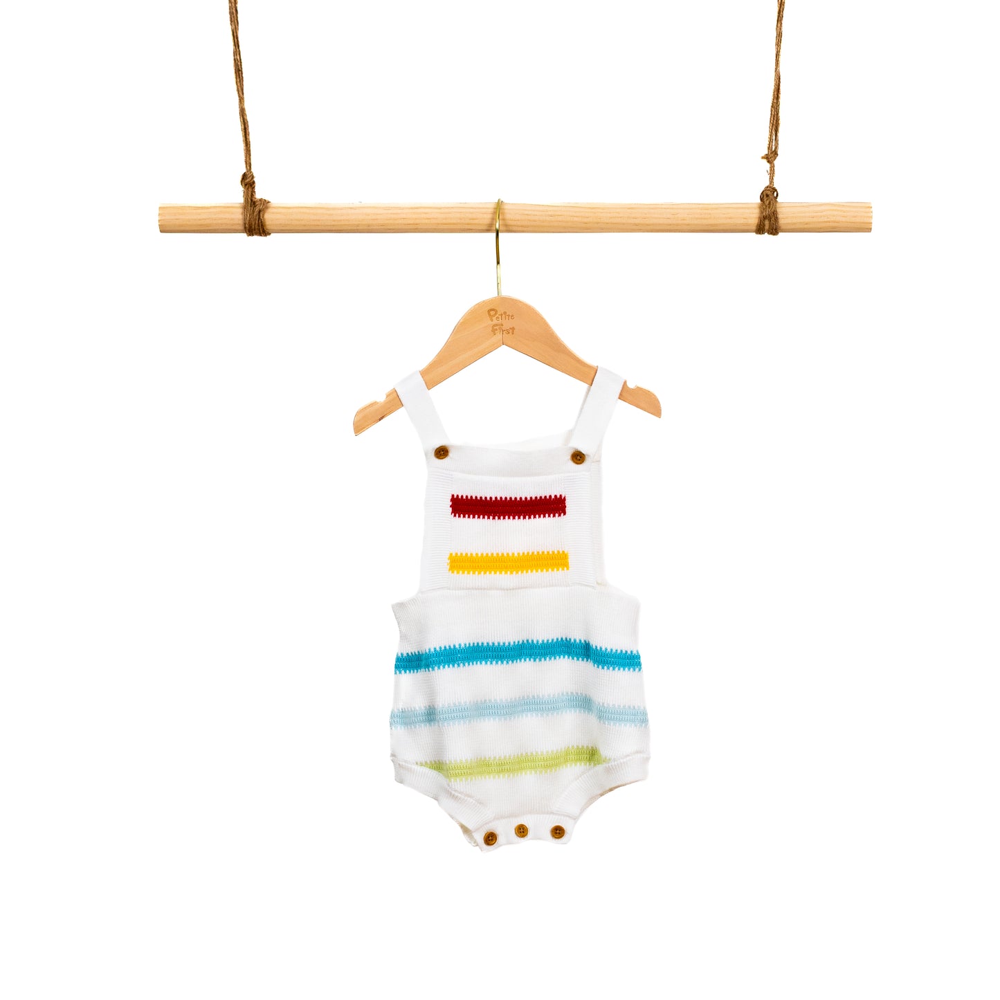 Texture Stripe Romper (6-12M)