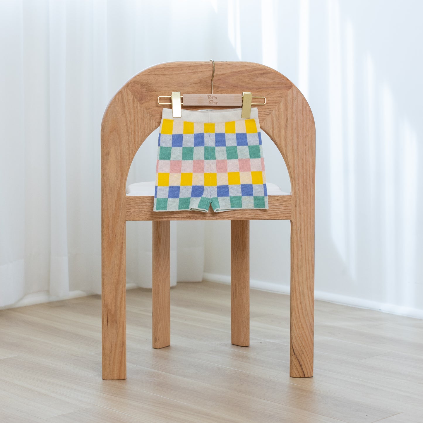 Pants | Rainbow Checked Printed Knitted (6-12M / 18-24M)