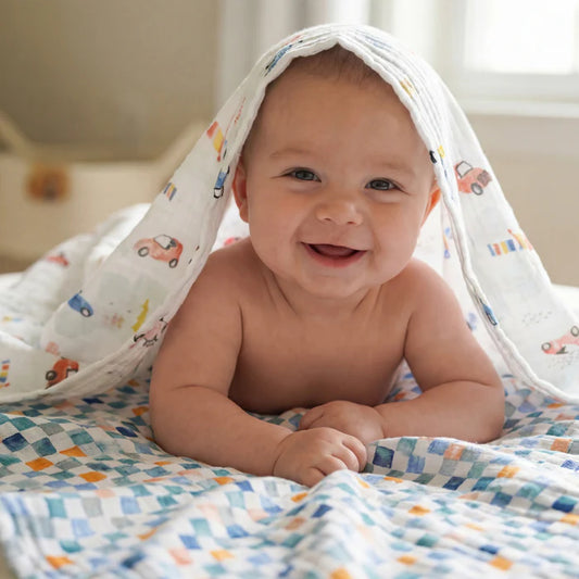 Aden + Anais Essentials Cotton Swaddle Cars (Pack of 4)
