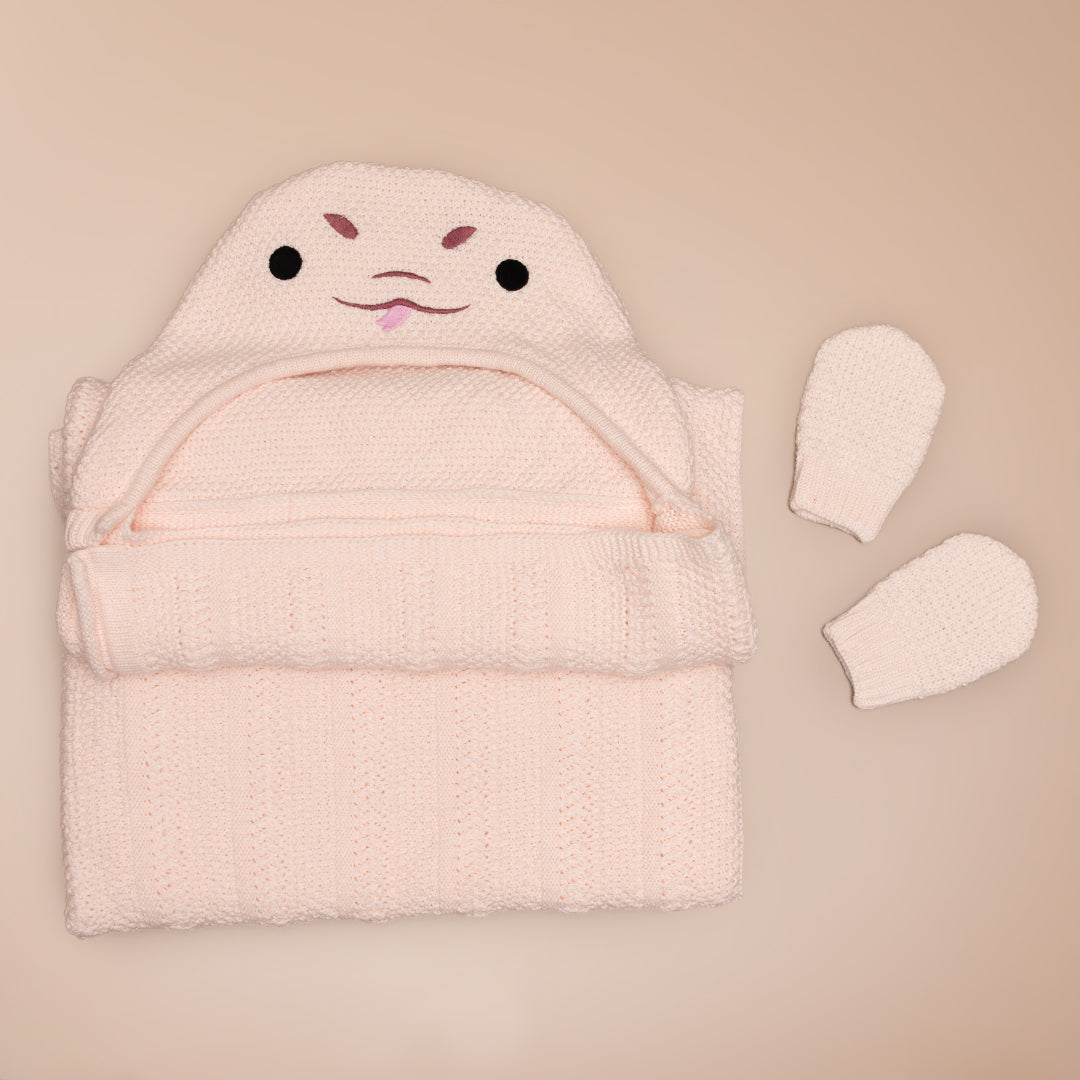 Baby Snake Blanket - Pink