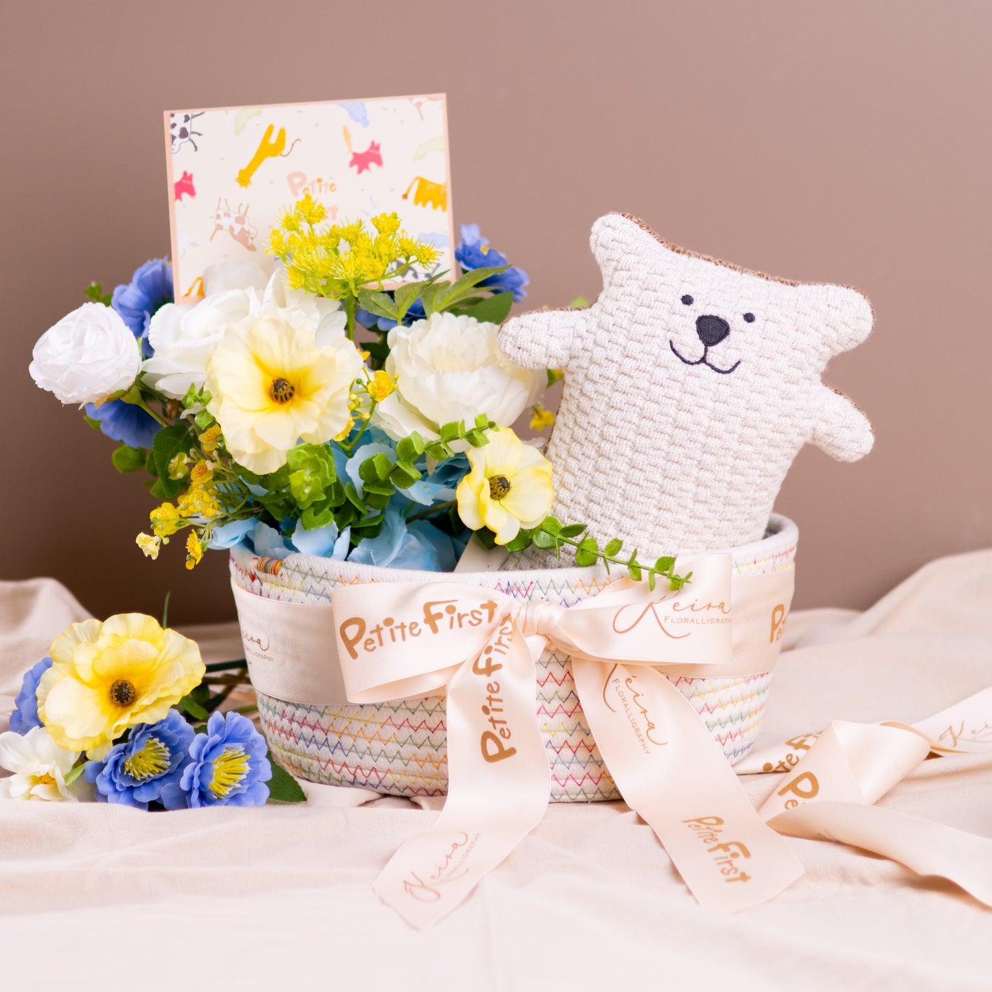 Petite Friend Baby Hamper (Bruno the Bear / Baby Boy)