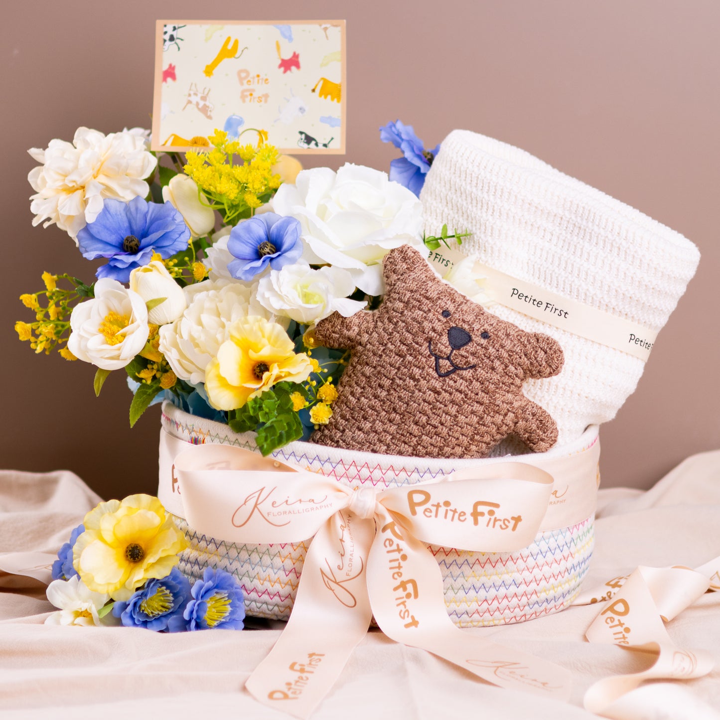 Petite Friend Premium Baby Hamper (Bruno the Bear / Baby Boy)