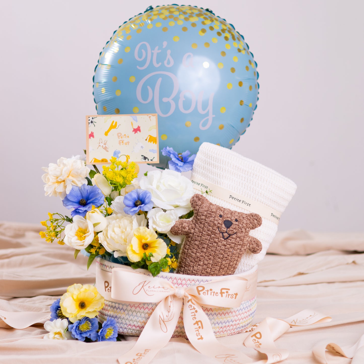 Petite Friend Premium Baby Hamper (Bruno the Bear / Baby Boy)