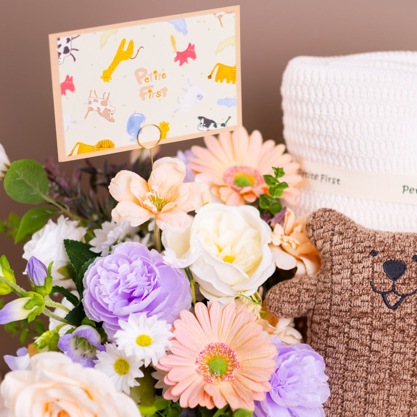 Petite Friend Premium Baby Hamper (Bruno the Bear / Baby Girl)