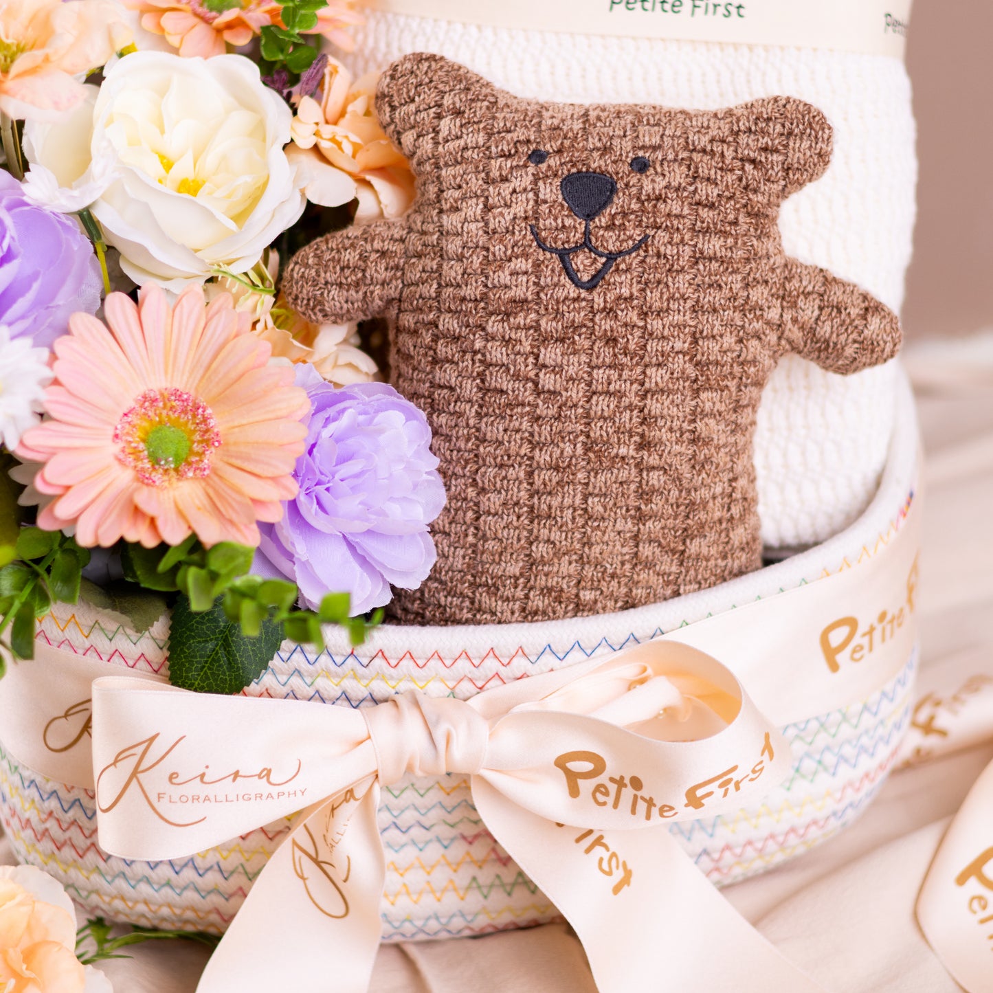 Petite Friend Premium Baby Hamper (Bruno the Bear / Baby Girl)