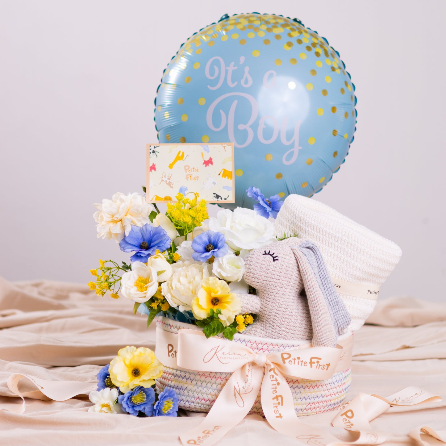 Petite Friend Premium Baby Hamper (Bonnie the Bunny / Baby Boy)
