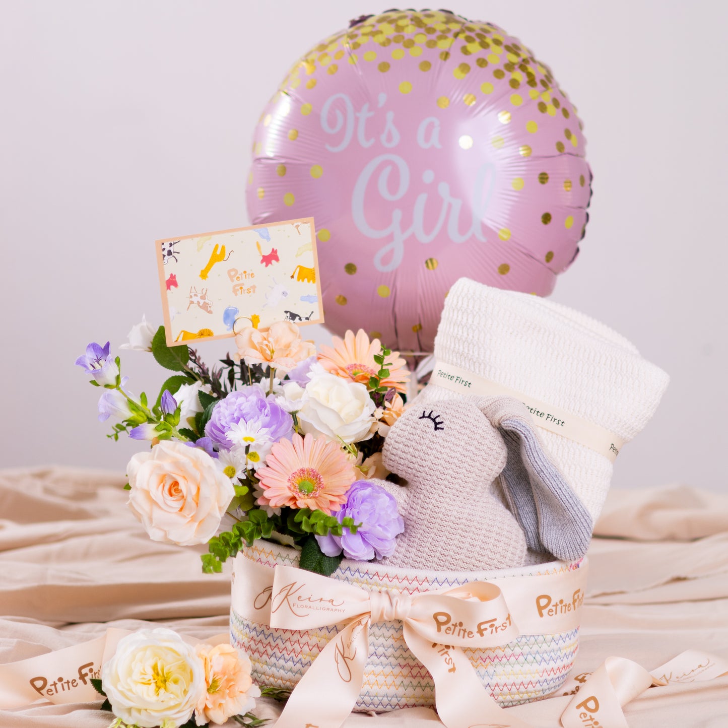 Petite Friend Premium Baby Hamper (Bonnie the Bunny / Baby Girl)