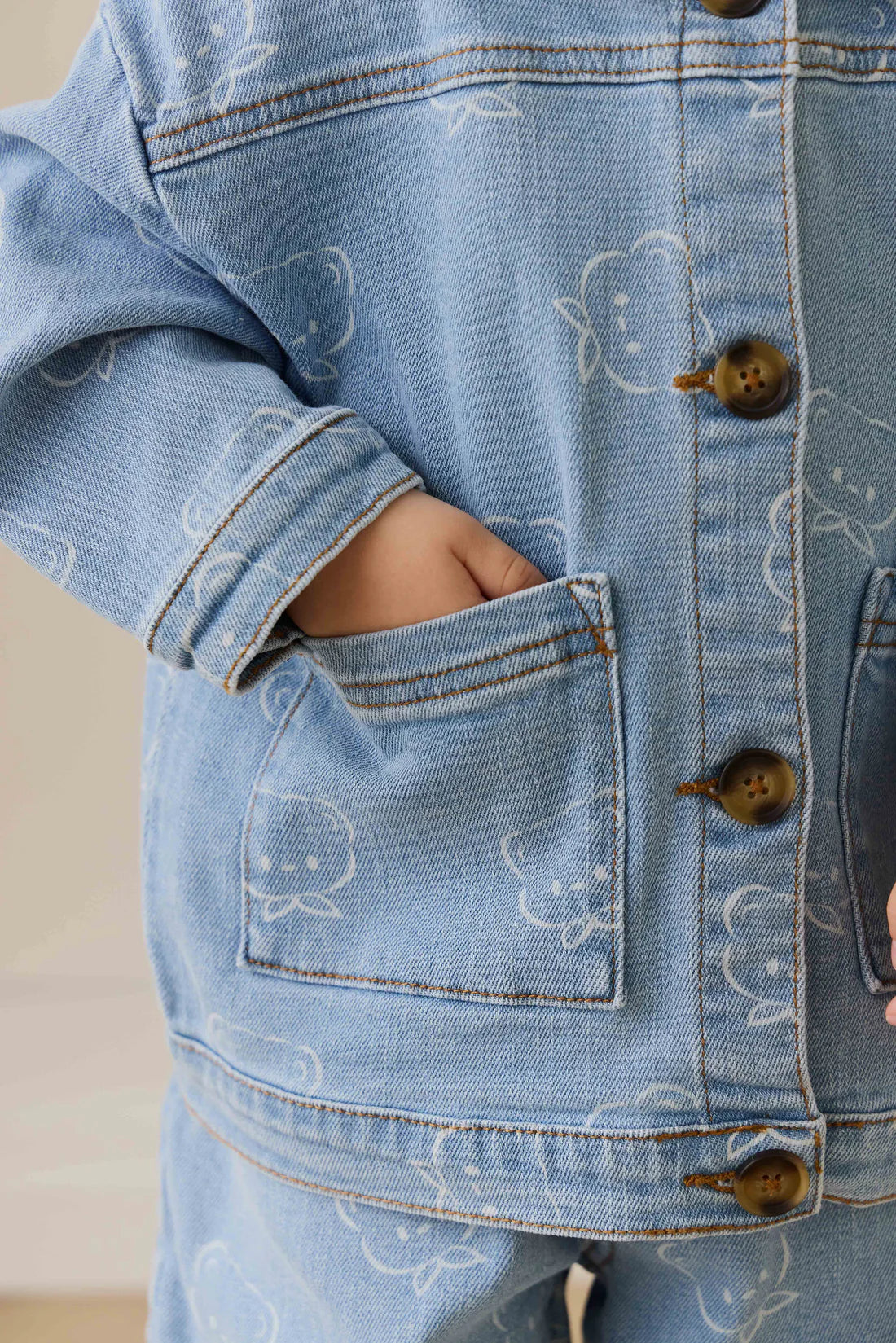 Jamie Kay Axel Jacket - Bowie Bear Denim