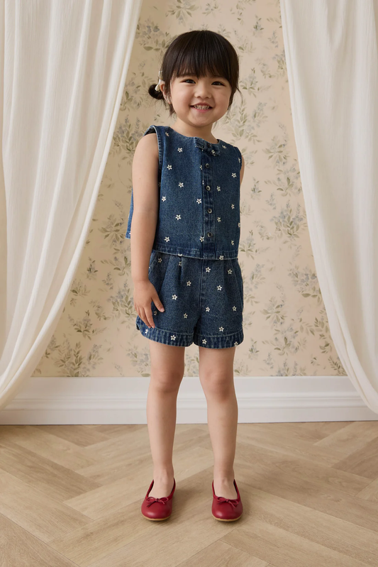 Jardine Short - Josie Floral Denim