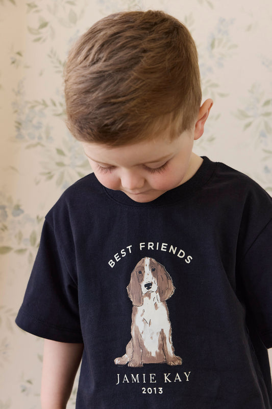 Organic Cotton Bjorn Tee Dark Navy Best Friends