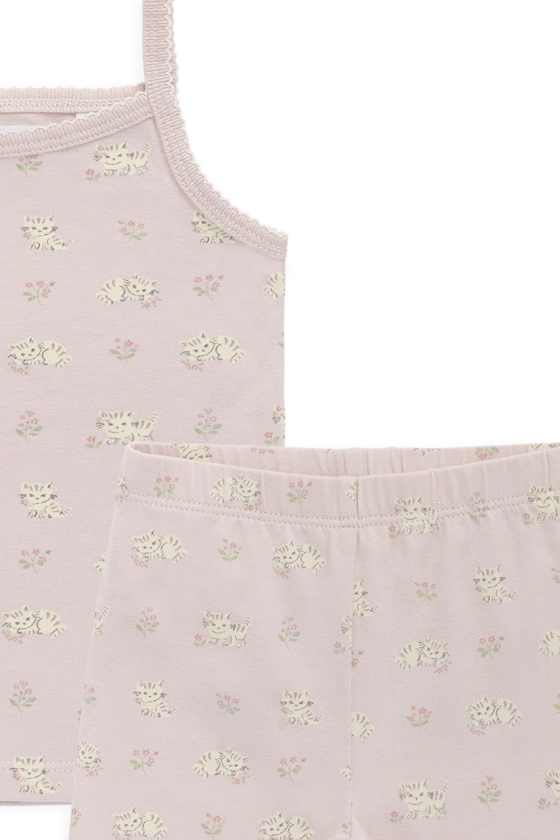 Jamie Kay Organic Cotton Winnie Pyjama Set - Moon Floral Mauve