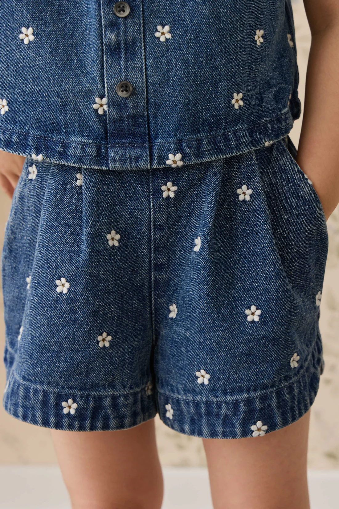 Jamie Kay Jardine Short - Josie Floral Denim