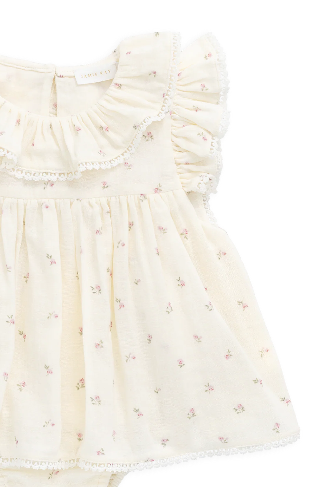 Jamie Kay Organic Cotton Muslin Frannie Playsuit - Willow Rose