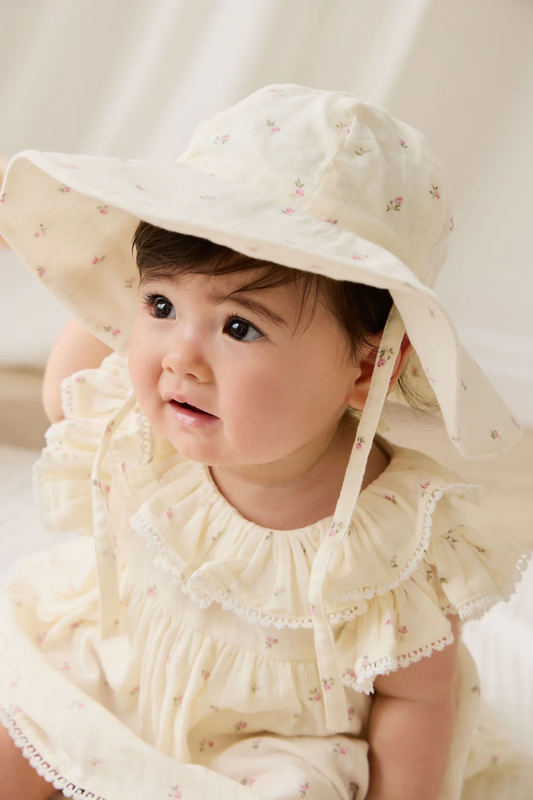 Jamie Kay Organic Cotton Muslin Noelle Hat - Willow Rose