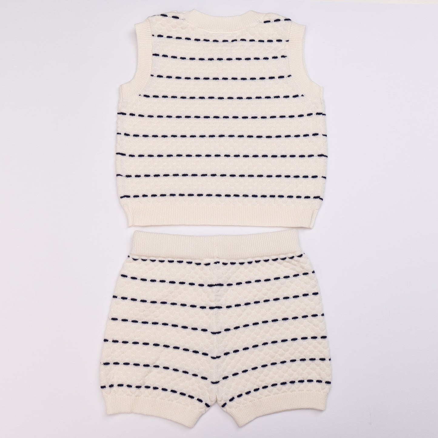 Stripe Vest Sets Navy (6-12M)