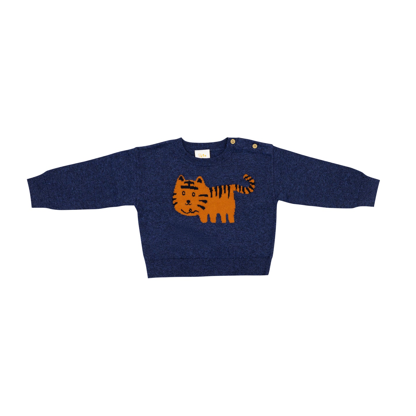 Crew Neck LS Knitting Pullover - Tyson (6-12M / 18-24M)