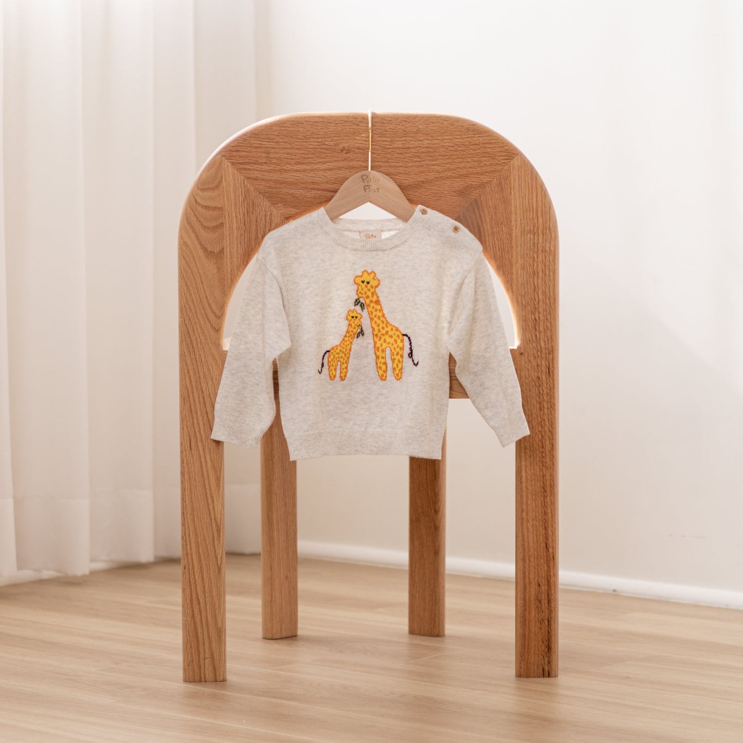 Crew Neck LS Knitting Pullover - Giselle (6-12M / 18-24M)