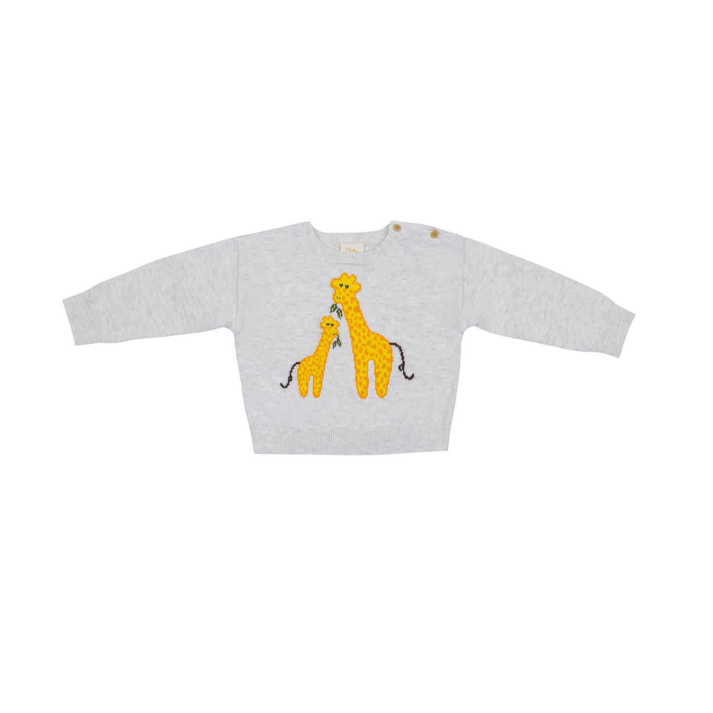 Crew Neck LS Knitting Pullover - Giselle (6-12M / 18-24M)