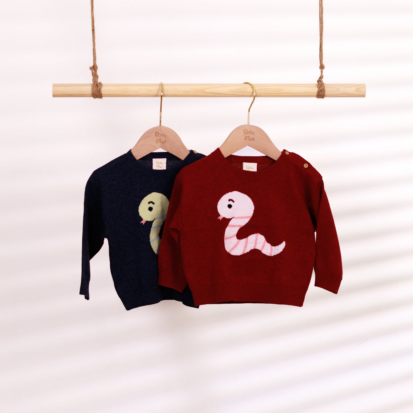 Crew Neck Pullover with Serena the Snake (6-12M / 18-24M / 3Y)