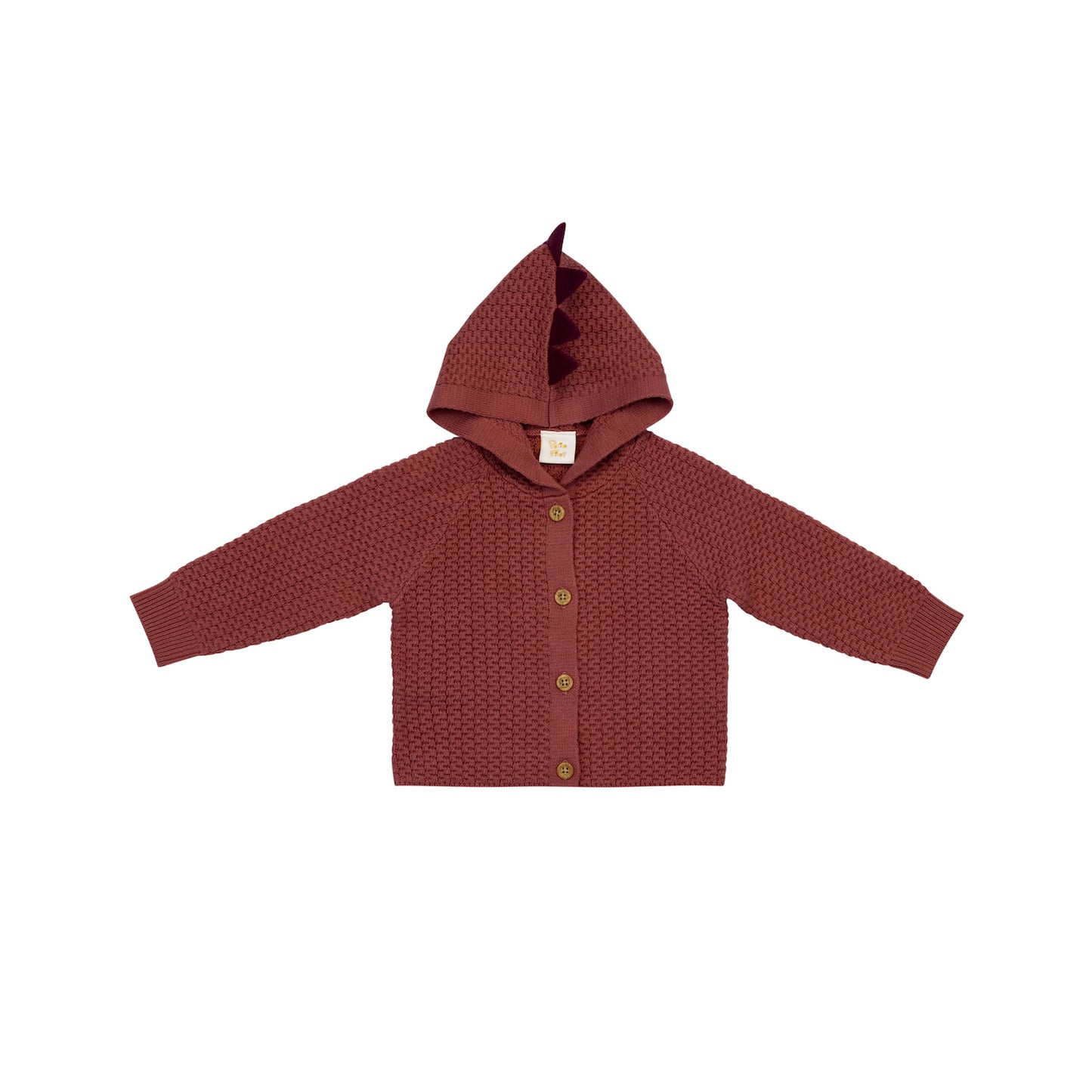 Hooded Cardigan | Dinosaur (6-12M)
