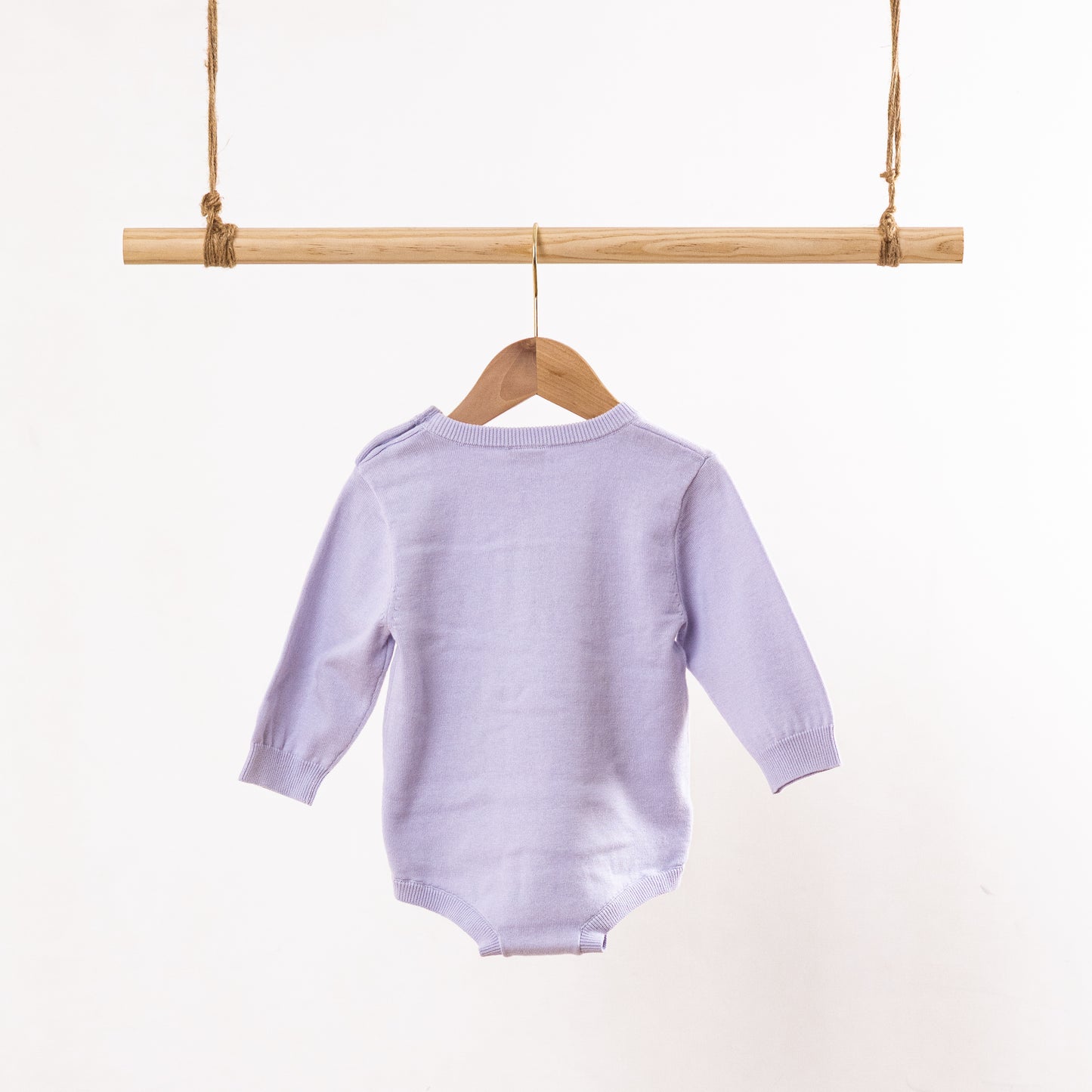 Crew Neck LS Knitting Romper - Una (6-12M / 18-24M)