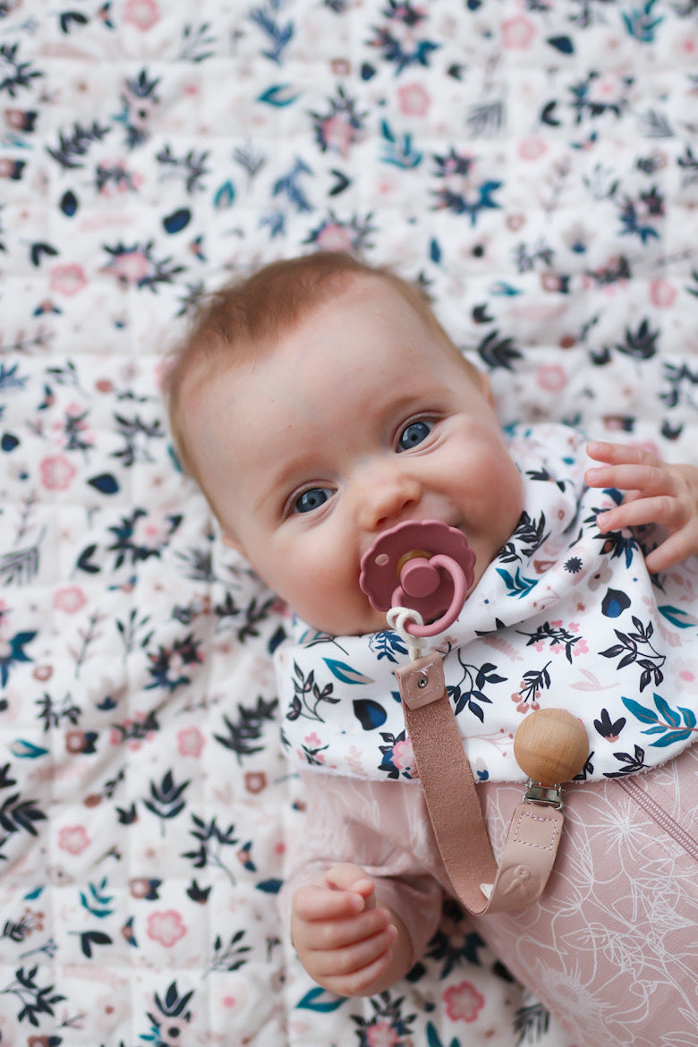 Burrow and Be Organic cotton Petite Clementine Dribble Bib