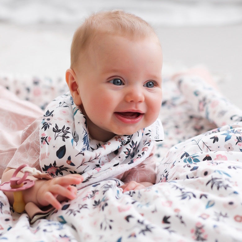 Burrow and Be Organic cotton Petite Clementine Dribble Bib