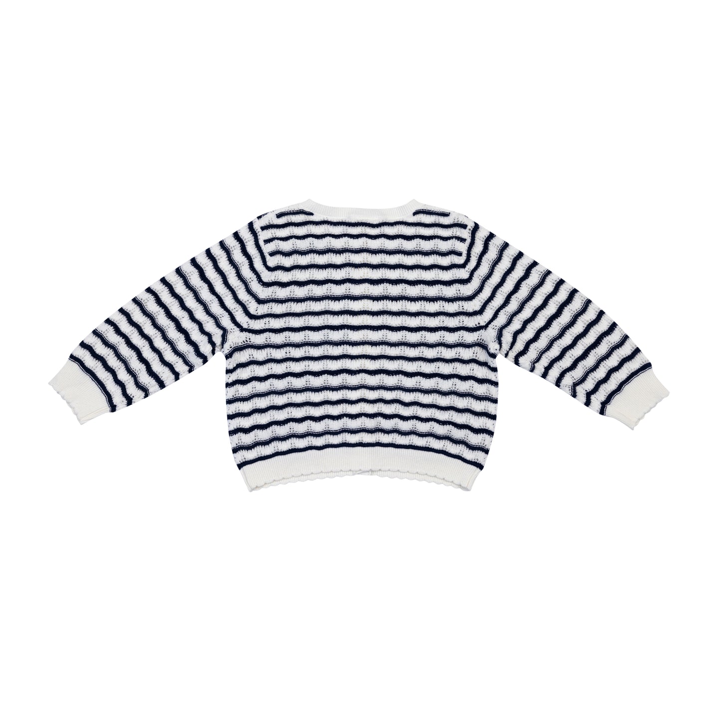 Crochet Stripe Cardigan (18-24M)