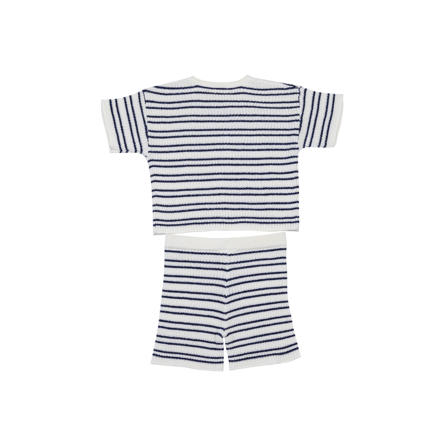Crochet Stripe Top & Short Set (18-24M)