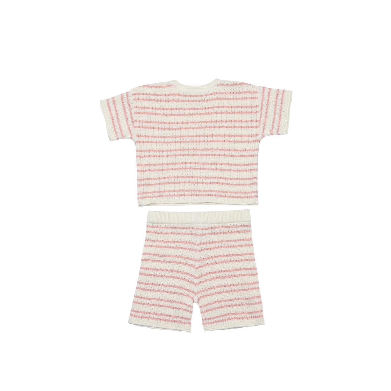 Crochet Stripe Top & Short Set (6-12M)