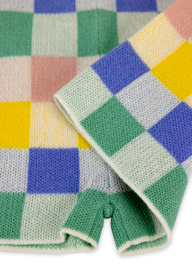 Pants | Rainbow Checked Printed Knitted (6-12M / 18-24M)
