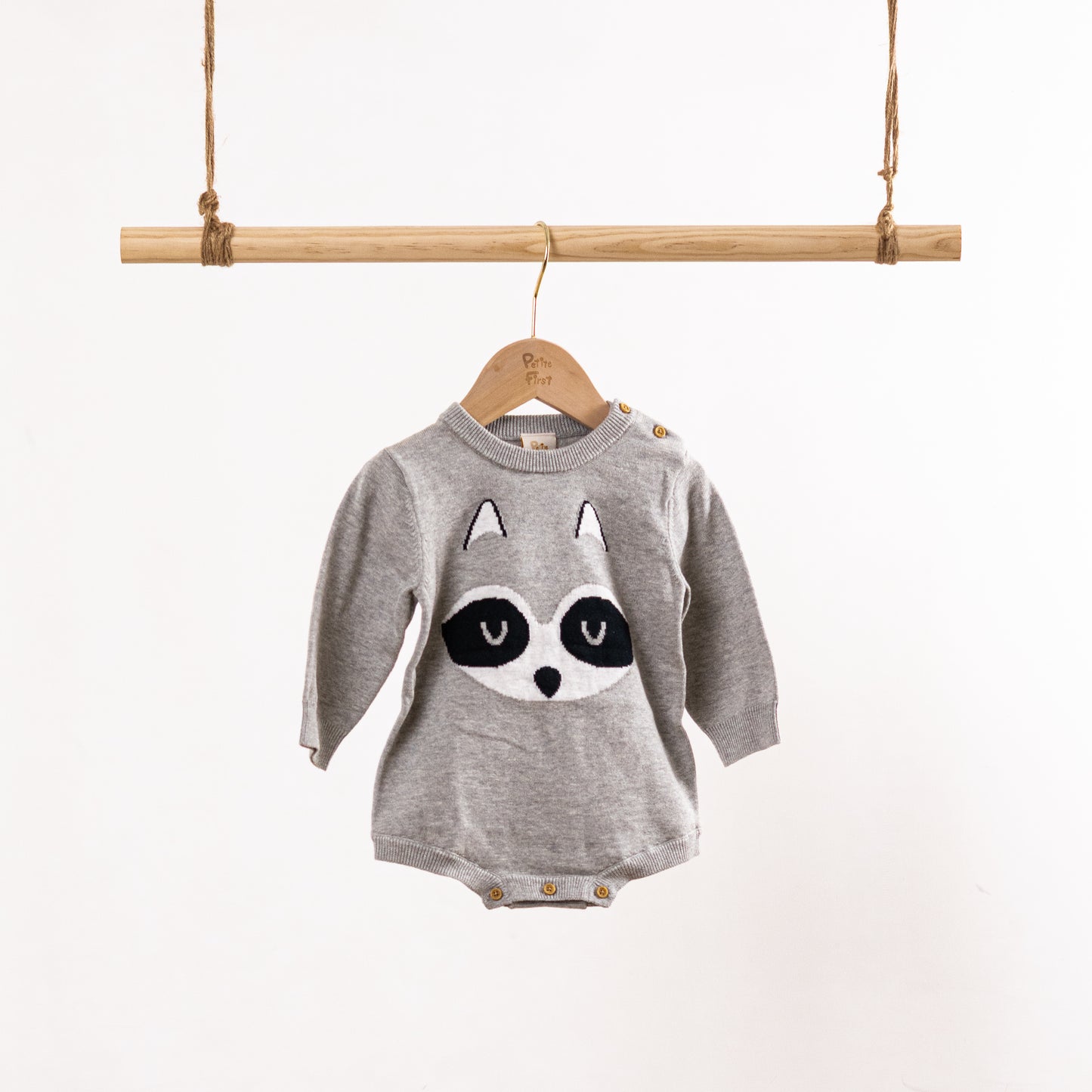 Crew Neck LS Knitting Romper - Roger (6-12M / 18-24M)