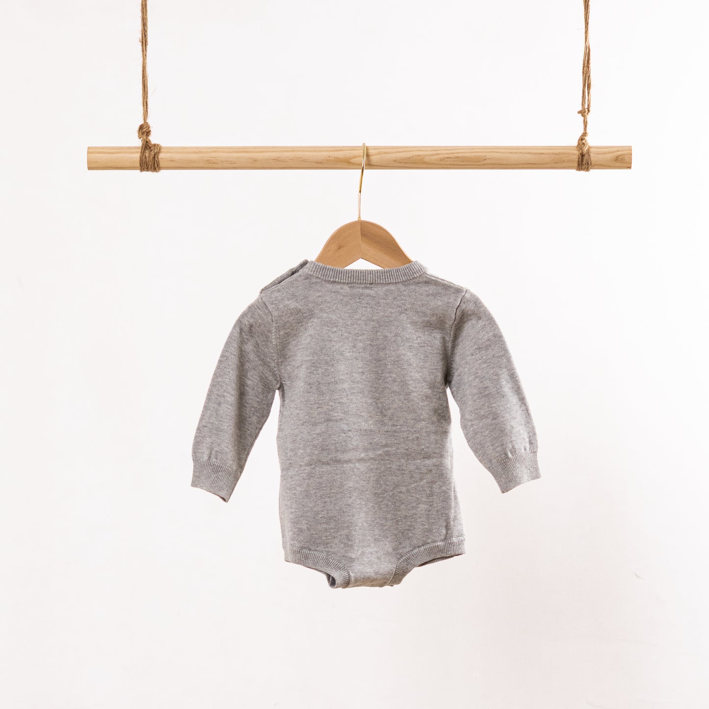 Crew Neck LS Knitting Romper - Roger (6-12M / 18-24M)