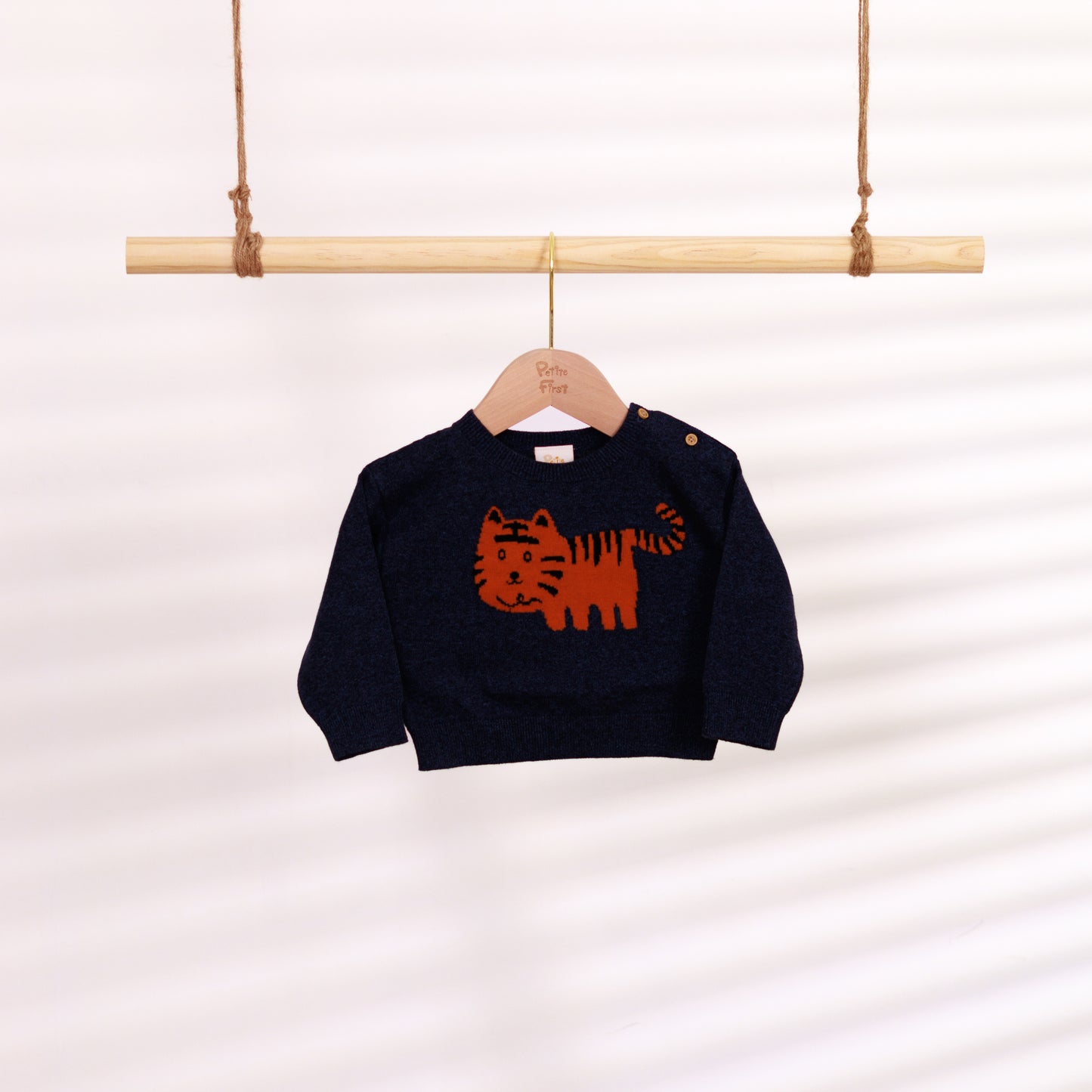Crew Neck LS Knitting Pullover - Tyson (6-12M / 18-24M)