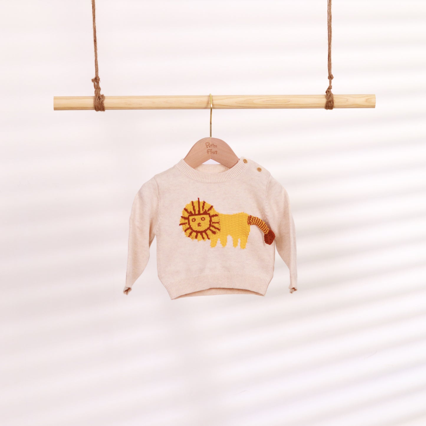 Pullover | Baby Lion Printed Knitted (6-12M / 18-24M)