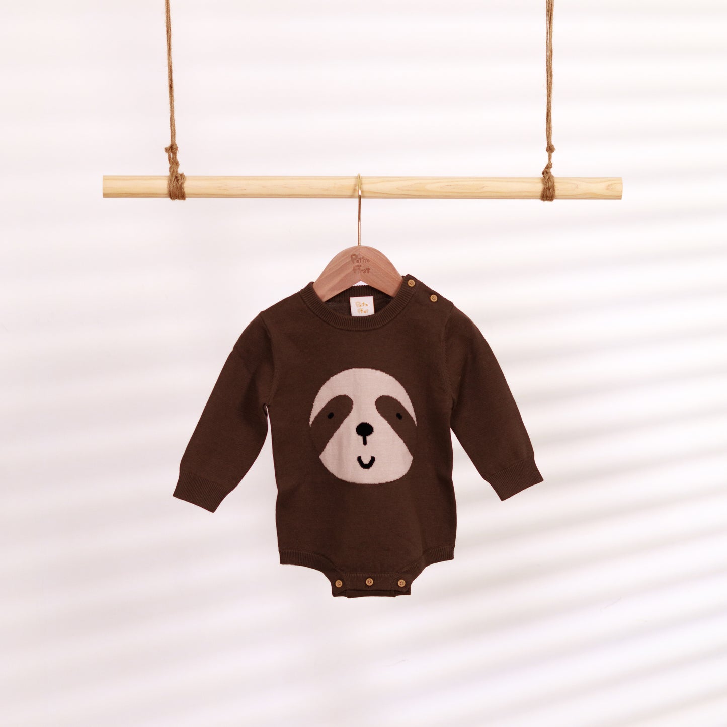 Crew Neck LS Knitting Romper - Shane (6-12M / 18-24M)