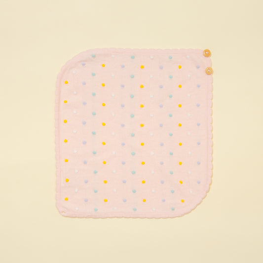 Pink Dots Burp Cloth