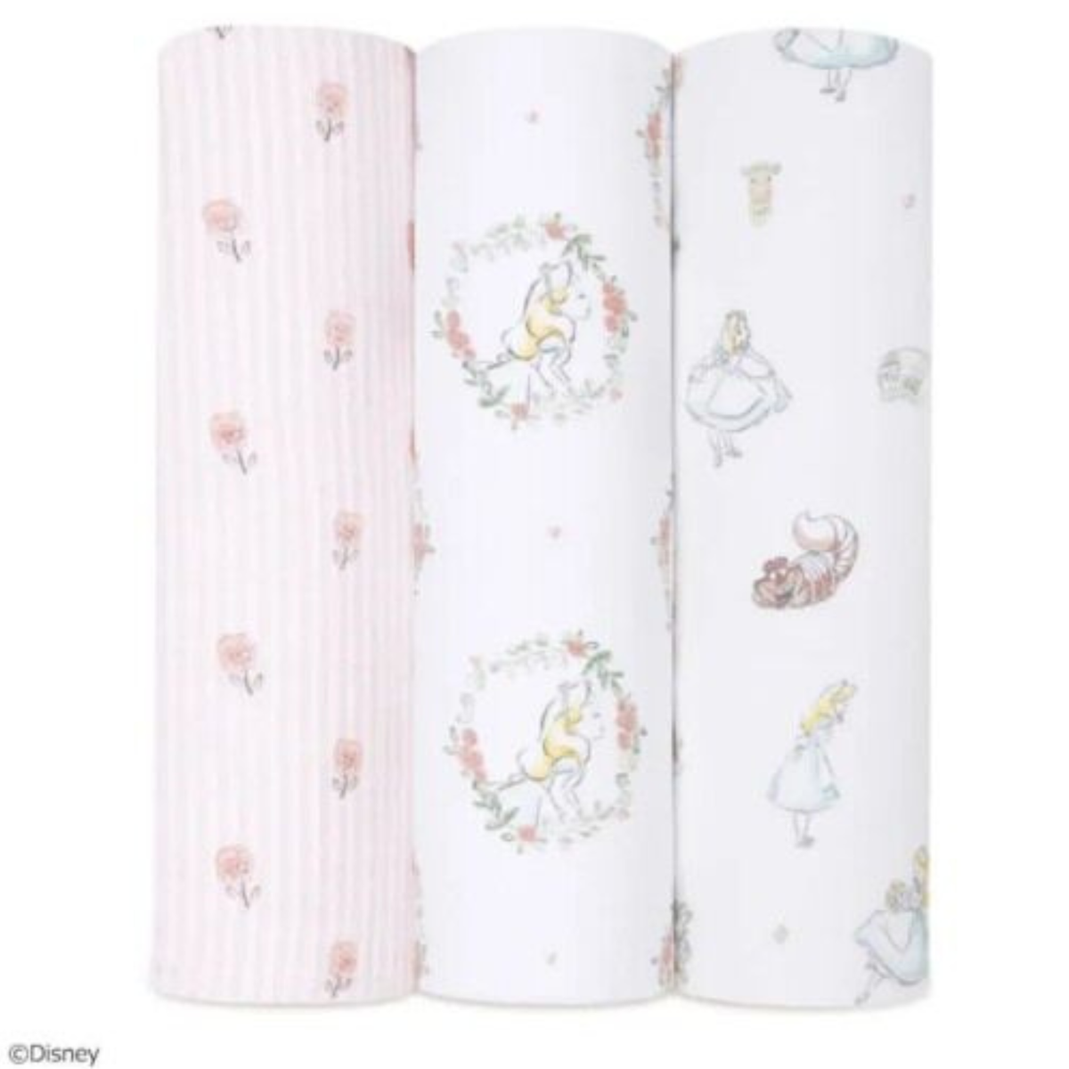 Aden + Anais Classic Swaddles - Alice in Wonderland (Pack of 3)