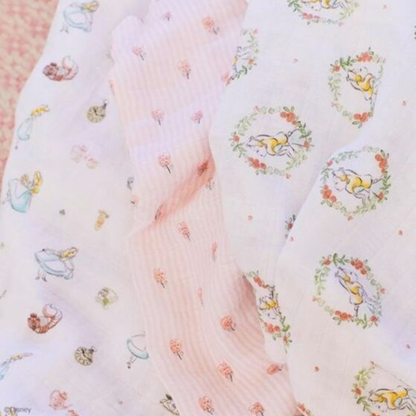 Aden + Anais Classic Swaddles - Alice in Wonderland (Pack of 3)
