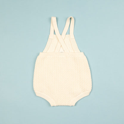 Bear Face Baby Onesie Cream (6-12M)