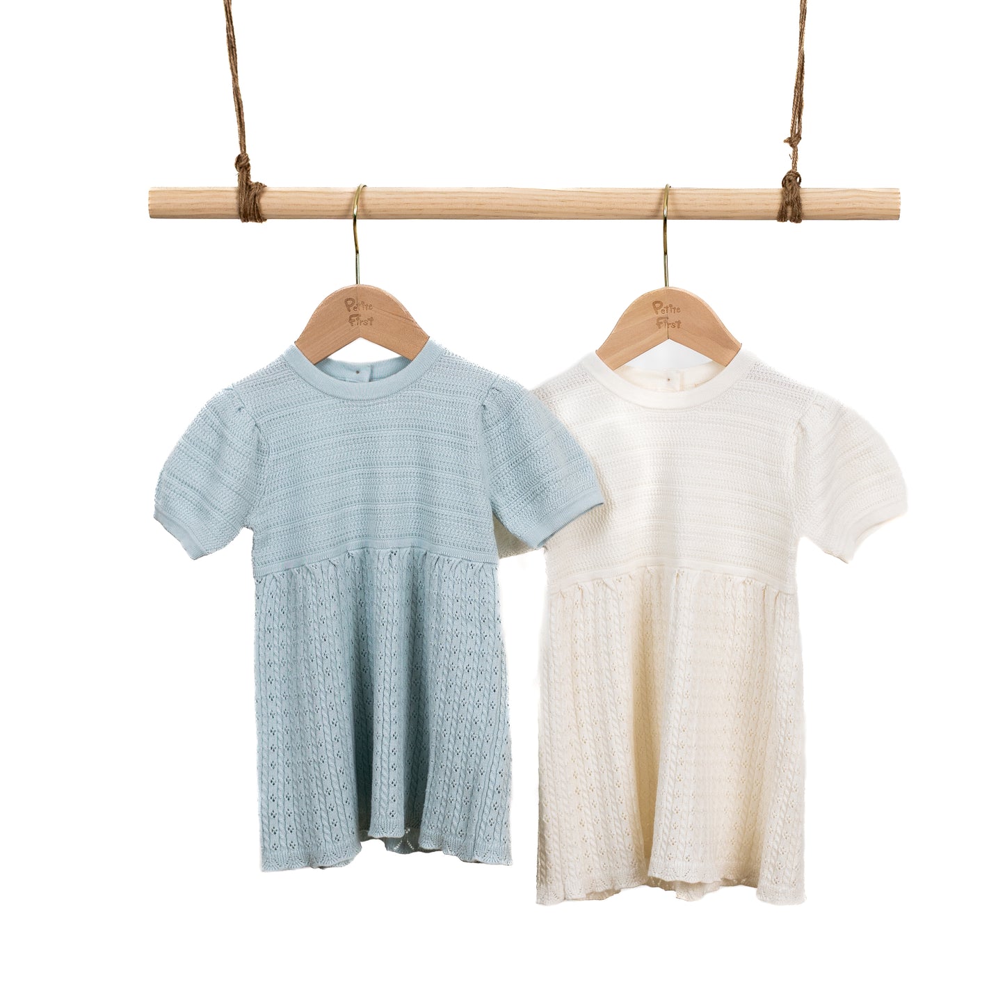 SS Dress with Pointelle (18-24M / 2-3Y)