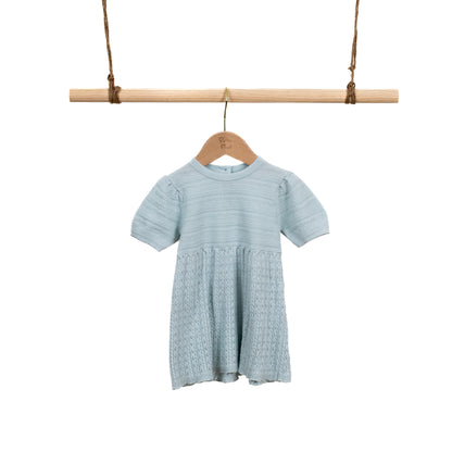 SS Dress with Pointelle (18-24M / 2-3Y)