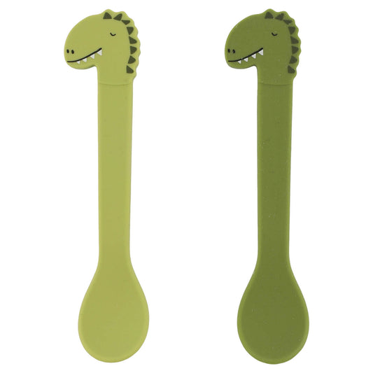 Trixie Silicone Spoon 2-pack - Mr. Dino