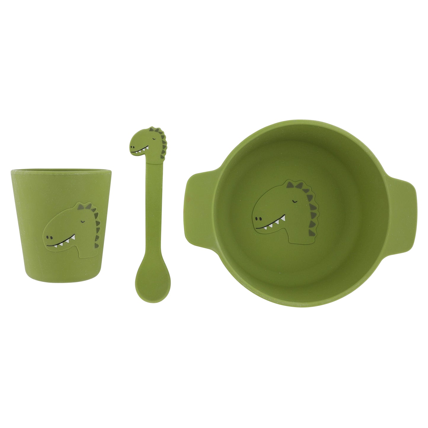 Trixie Silicone First Meal Set - Mr. Dino