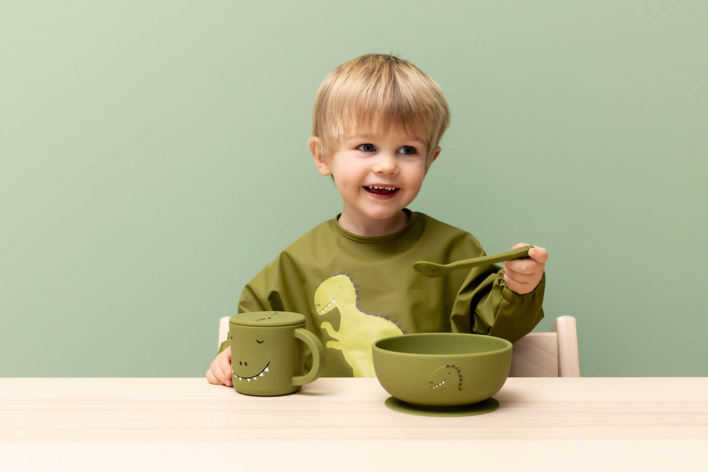 Trixie Silicone Snack Cup - Mr. Dino