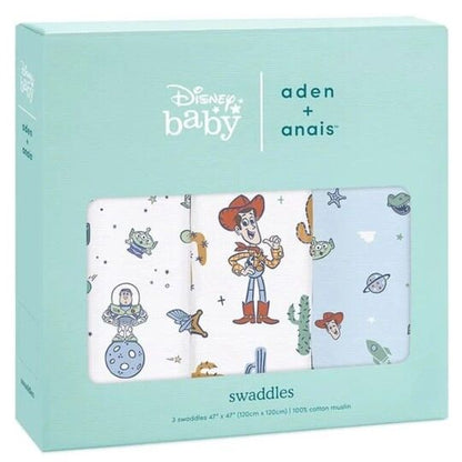 Aden + Anais Classic Swaddles - Toy Story (Pack of 3)