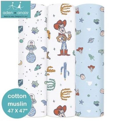 Aden + Anais Classic Swaddles - Toy Story (Pack of 3)