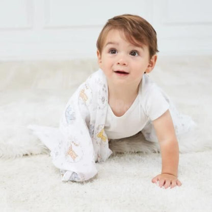 Aden + Anais Essentials Cotton Swaddle Winnie + Friends (Pack of 4)